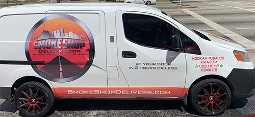 Smoke Shop Delivery Van